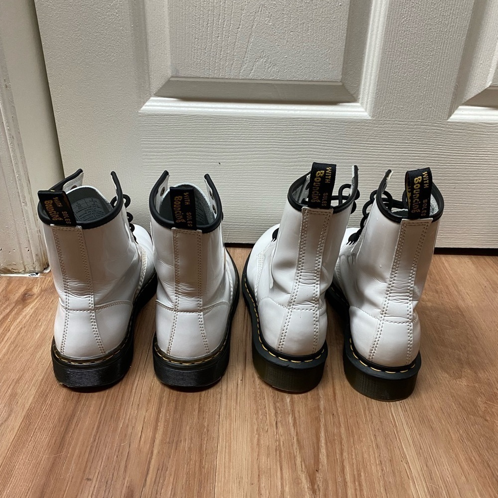 Dr. Martens Women’s Patent Leather Boots Bundle 1460 And Zavala Sizes 8 And 7 - Picture 3 of 10